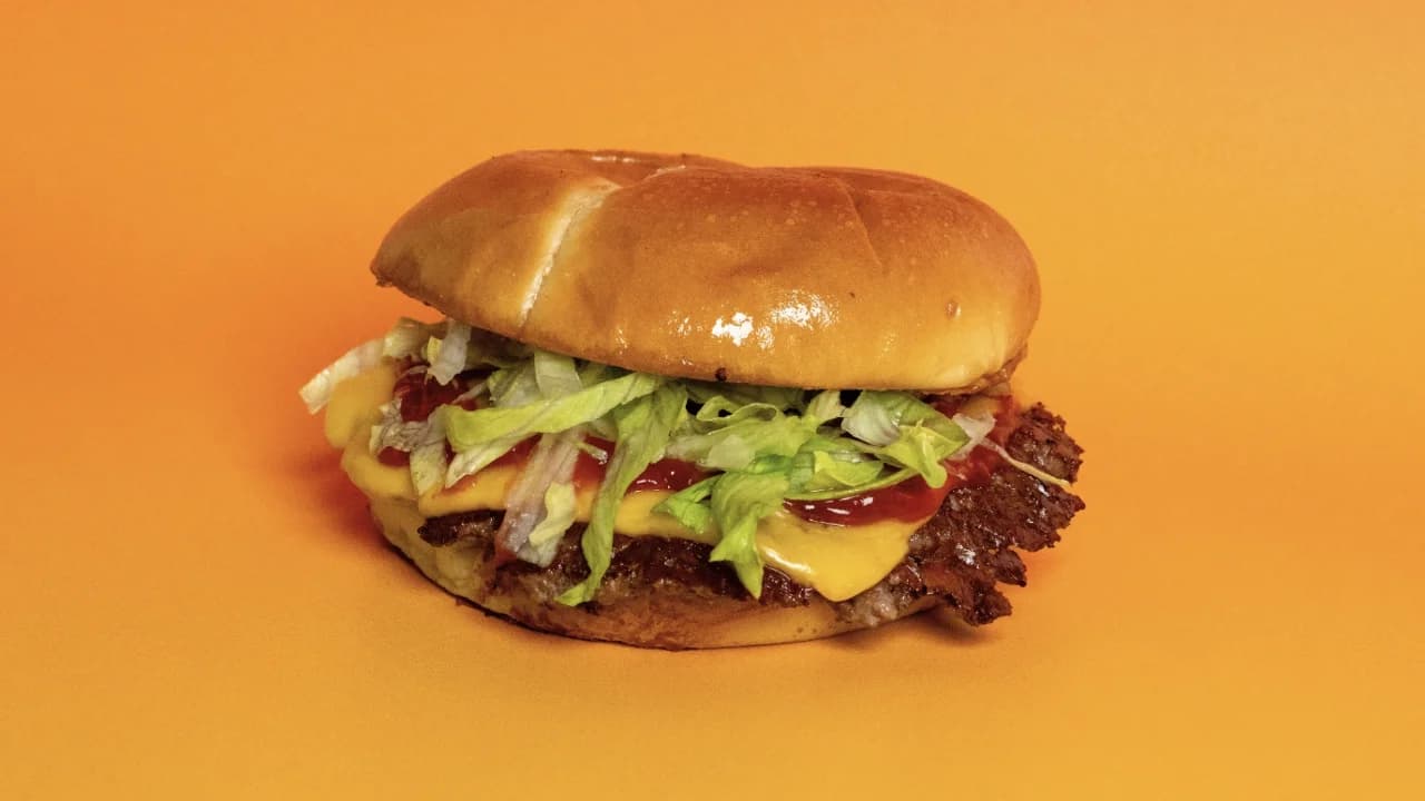 Lightweight Cheeseburger Platter