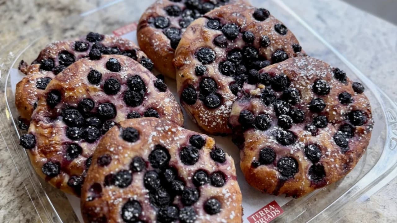 6 Blueberry Bread - Platter