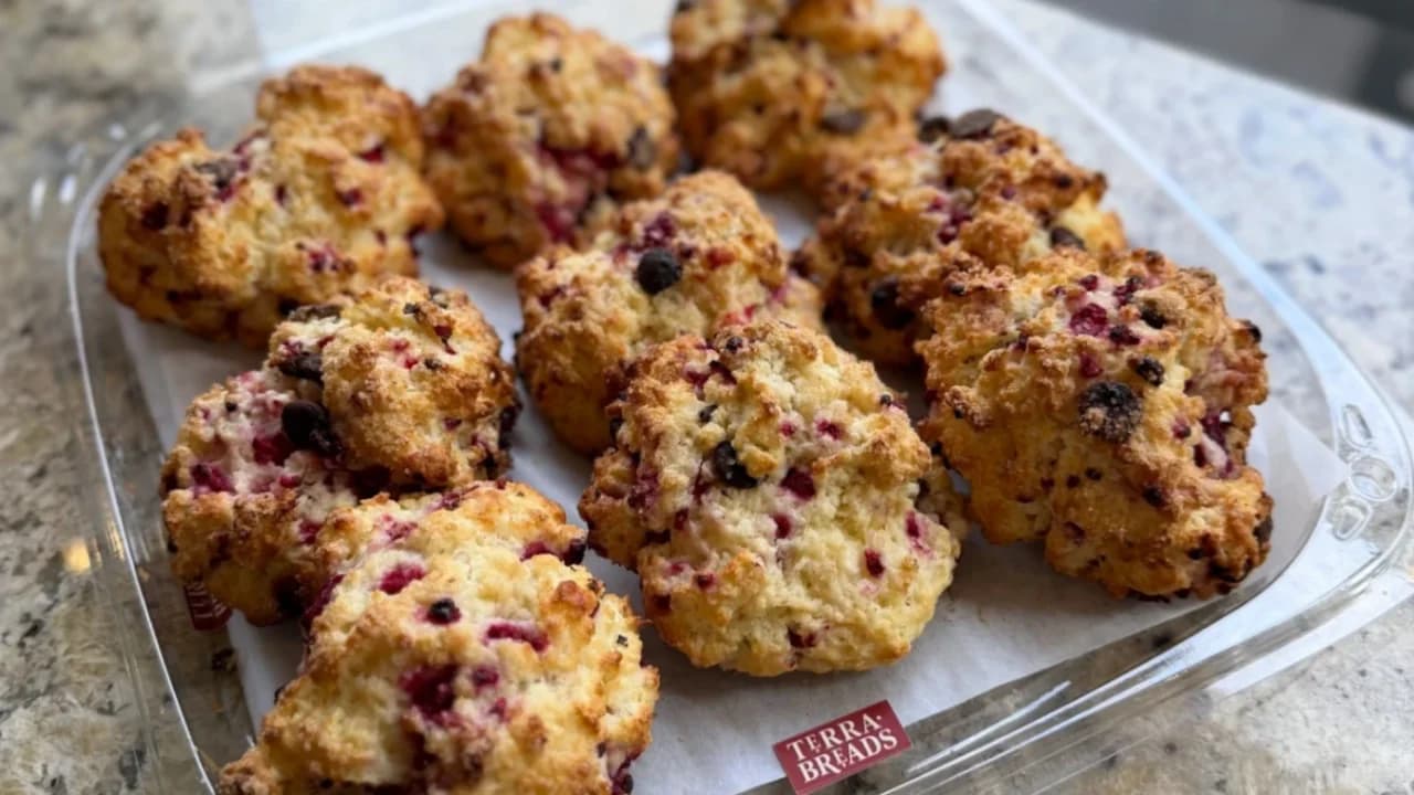 9 Raspberry Dark Chocolate Buttermilk Scone - Platter